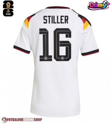 Německo Angelo Stiller #16 Domácí Dres pro Dámy MS 2026 Krátkým Rukávem
